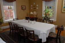 The Sitzungzimmer Private dining suite seats 5-14 people.  Corporate dining, holidays, group dinners or perhaps a meeting with some friends