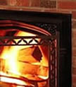 fireplace in the parlor of the vienna restaurant and historic inn southbridge ma