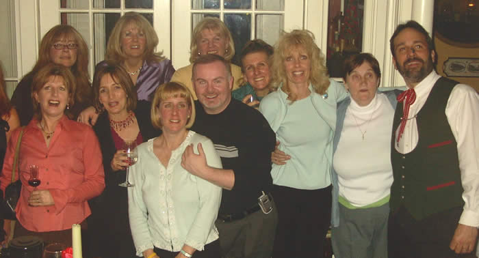 A group from the popular Hofbrauhaus restaurant in West Springfield gathered to mark 10 years since they all worked as a team, most staff for at least 15 years!