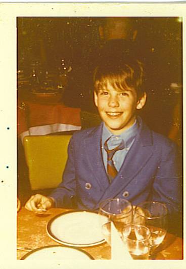 Jonathan Krach at 7 years old was already an eager and professional diner