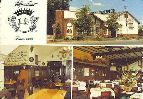 Hofbrauhaus in West Springfield sometime in 1980s featured Bavarian delights and German cuisine that rivaled the Student Price in Springfield just over the bridge